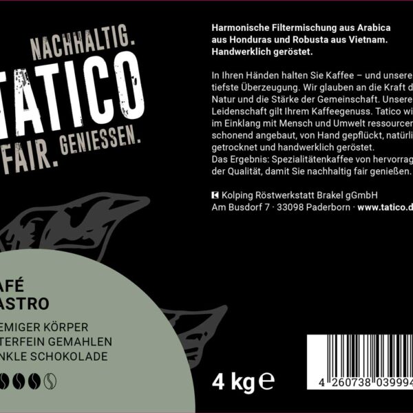 CAFÉ GASTRO - filterfein gemahlen - Großverbraucher